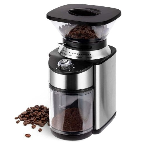 SBOLY Conical Burr Coffee Grinder, Electric Coffee Grinder with 19 Grind Settings, Stainless Steel for Drip, Percolator, French Press, Espresso - SYCG-801 SBOLY Conical Burr Coffee Grinder, Electric Coffee Grinder with 19 Grind Settings, Stainless Steel for Drip, Percolator, French Press, Espresso - SYCG-801